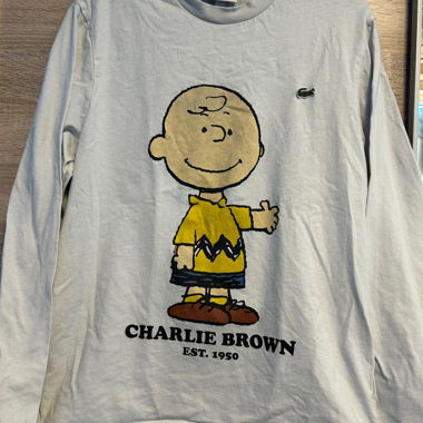 T-shirt manches longues Lacoste x Peanuts