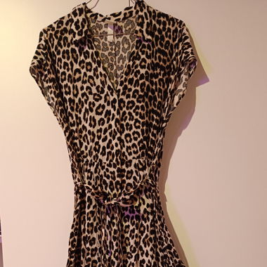 Kleid mit Leoprint