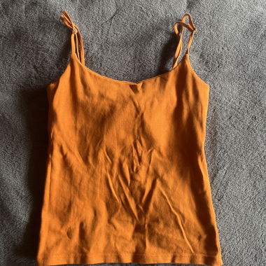Orange Spaghetti Top