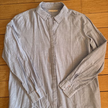 Light blue shirt-blouse