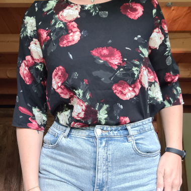 Bluse mit Blumenmuster