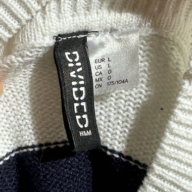 striped sweater H&M size L