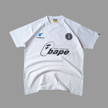 BAPE Soccer #1 Tee 'White' (L)