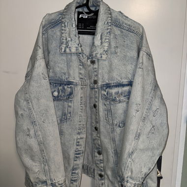 Oversized Denim Jacket XL