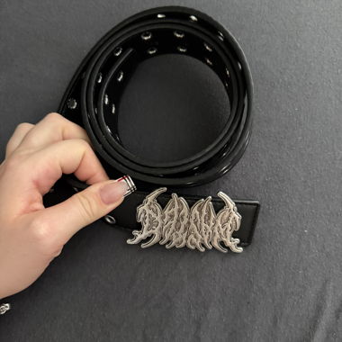 Black Belt with Metal Buckle
