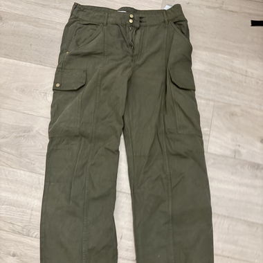 Pantaloni Cargo Kaki Pull & Bear
