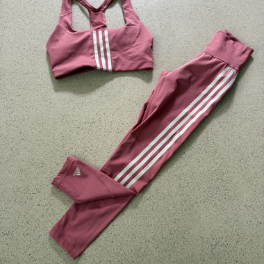 Adidas sports set in pink