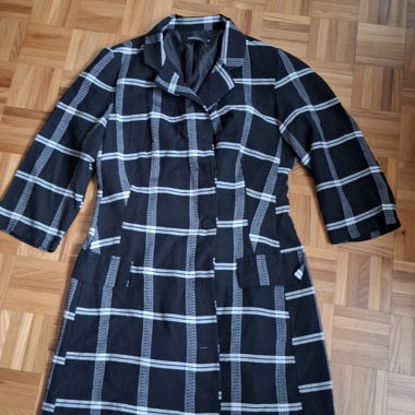 Manteau léger Noir-blanc Today/Mantel Today leicht