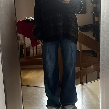 Jeans Stradivarius a gamba larga
