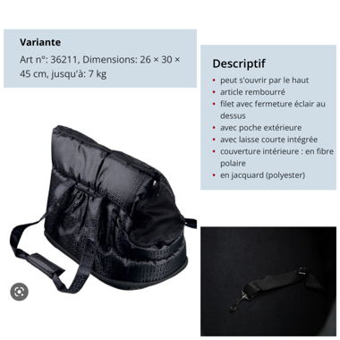 Borsa da trasporto per cane