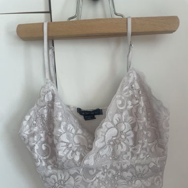 White lace top