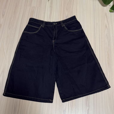 Jorts in denim scuro Bershka taglia 38