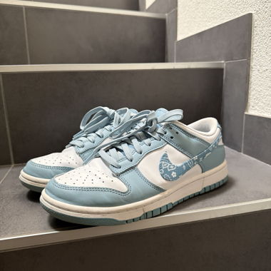 Baskets Nike bleues et blanches