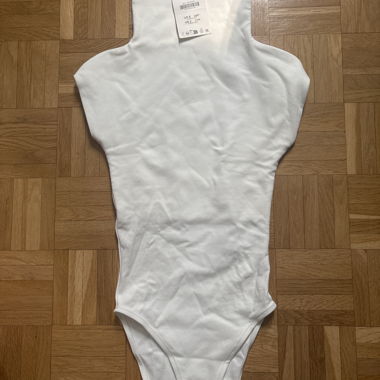 Body bianco Zara senza maniche