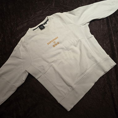 Superdry Sweater weiss Grösse L