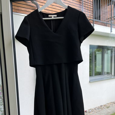 Maje dress with wide skirt