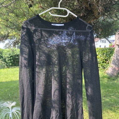 Haut transparent brillant Zara