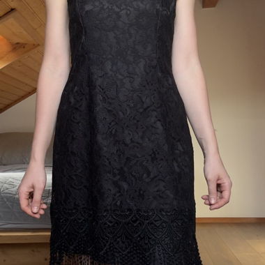 Abito vintage nero Scott McClintock S/M