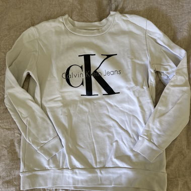 Sweatshirt en jean Calvin Klein