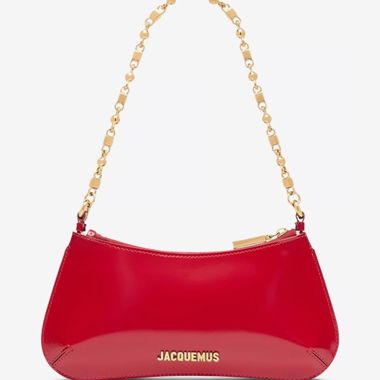 Jacquemus Umhängetasche aus lackiertem Leder