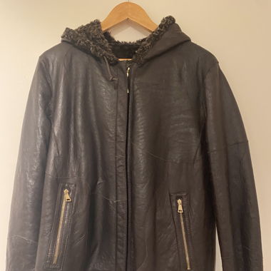 Lederjacke, reversible