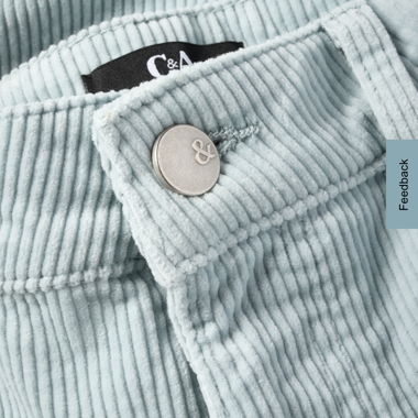 Pantalone in velluto a coste nuovo