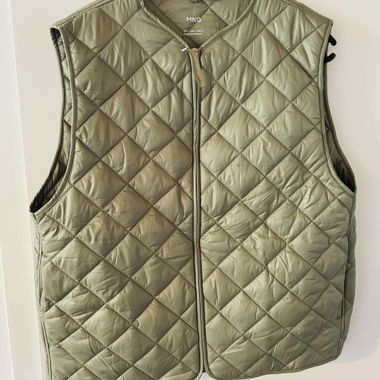 MNG Quilted Vest Khaki