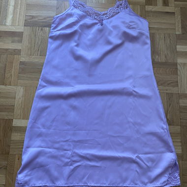 Abito in pizzo rosa Camicia da notte XS 