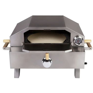 Forno per pizza in acciaio inox - gas