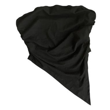 black bandeau top