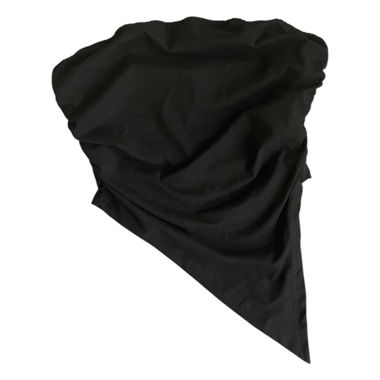 black bandeau top