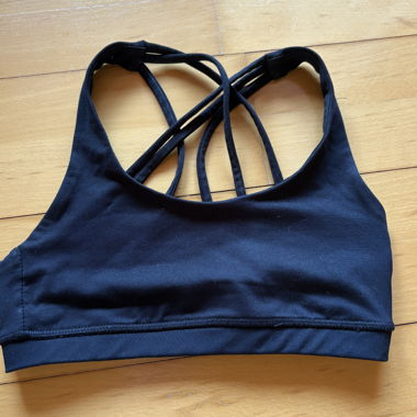 Reggiseno sportivo Cross nero