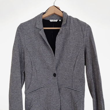 Graumelierter Blazer