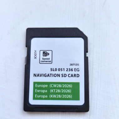 Scheda SD Skoda Europa 2026 - Navigazione GPS