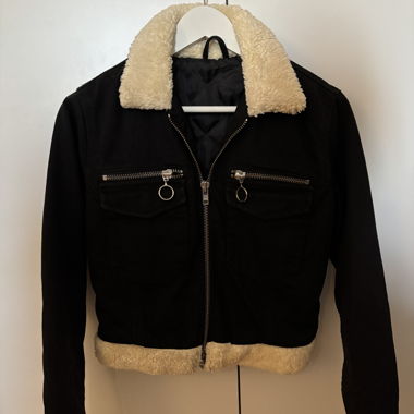 Jeansjacke gefüttert
