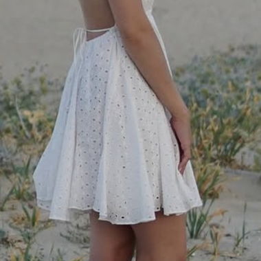 Robe dos nu blanche Zara