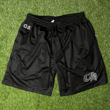WIE NEU Chrome Hearts Shorts, Mesh