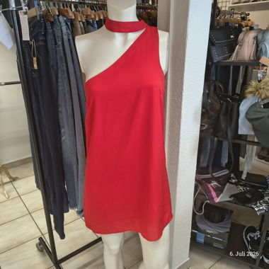 Top monospalla rosso S