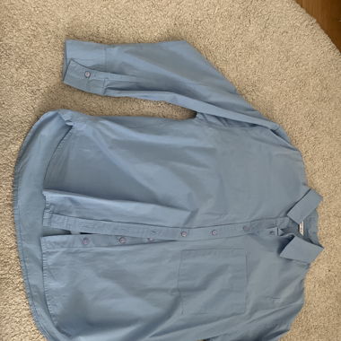 stradivarius - blue shirt