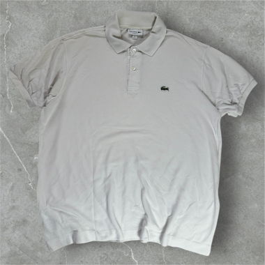 white lacoste polo shirt 