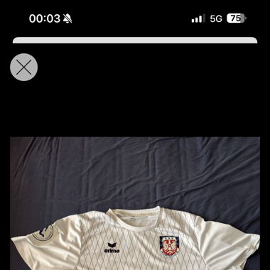 Matchworntrikot FSV Frankfurt #25 Emmerling L