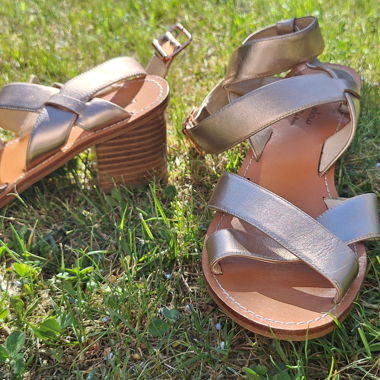 Sandalen Mellow Yellow Farbe champagner-rosé