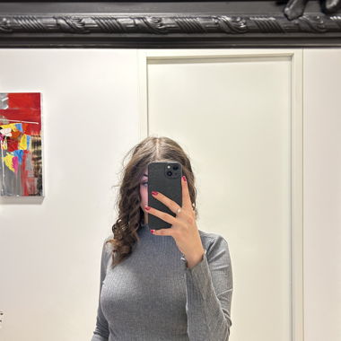 Haut gris avec col 