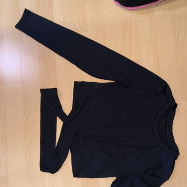 Crop top longue manche