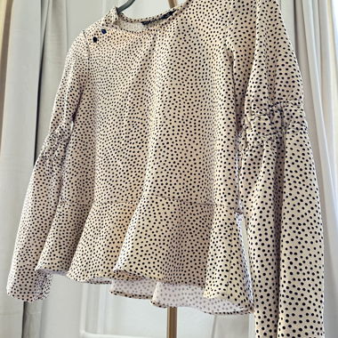 Zara Basic Punktbluse