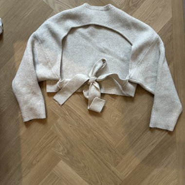 Backless Zara Knitted Sweater | Size L