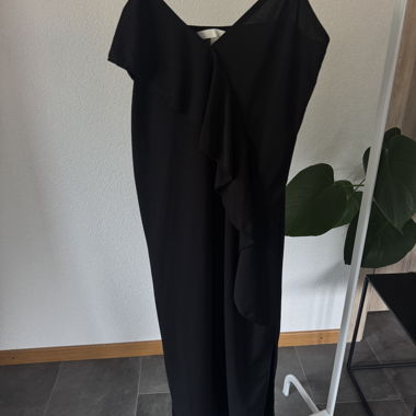 Black dress with thin straps
