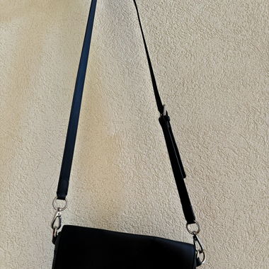 Sac en bandoulière noir Lacoste 