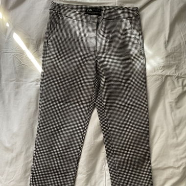 Pantalon à motif vichy 