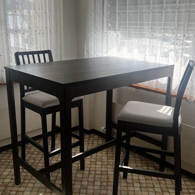 IKEA EKEDALEN Bar table with 2 bar stools